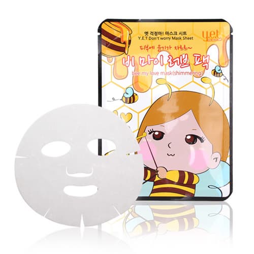 Y_E_T Don_t worry Mask Sheet bee my love mask _shimmering_